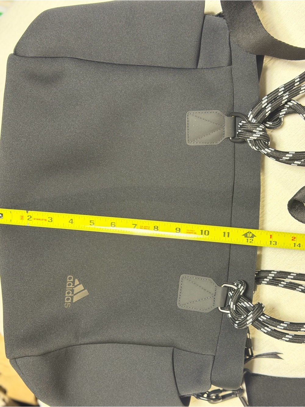 adidas Black Tote with Contrasting Rope Handles - Picture 10 of 12